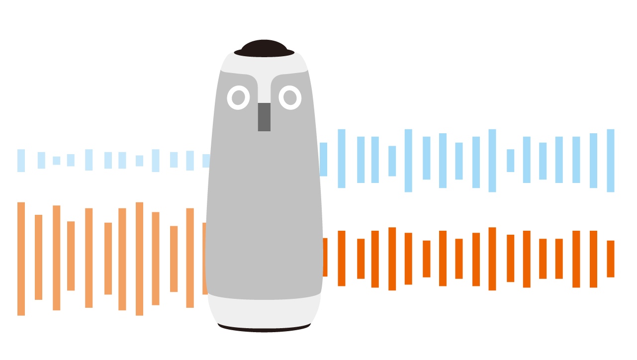 音声が聞きとりやすいことを示したイラスト